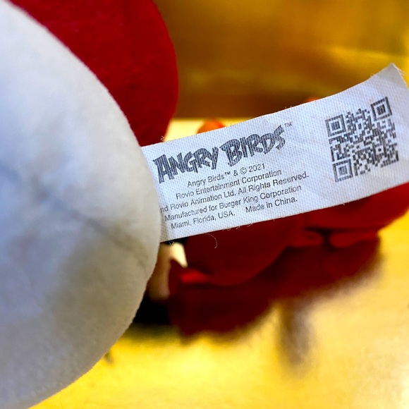 ANGRY BIRDS RED & MATILDA PLUSH & RED CARDINAL SQUEAKER PLUSH VTG 2004 - Picture 14 of 16